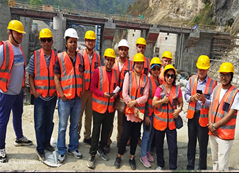 Field Visit for Credit Risk Officers of Commercial Banks in Madhya Bhotekoshi Hydropower Project, Sindhupalchowk